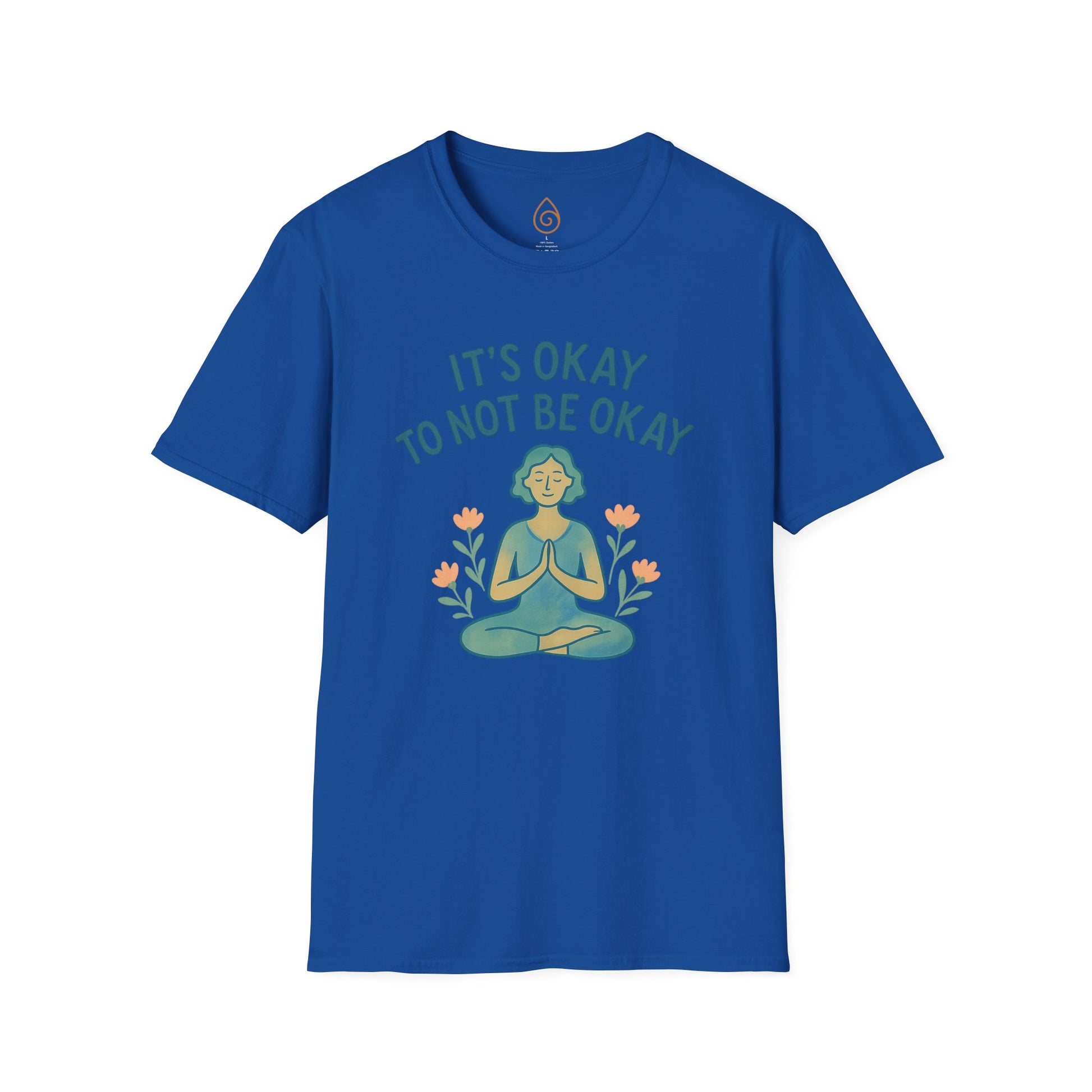 Mindfulness Unisex T-Shirt - It's Okay to Not Be Okay, Relaxation Shirt, Mental Health Awareness Tee, Comfortable Self-Care Apparel, [...]