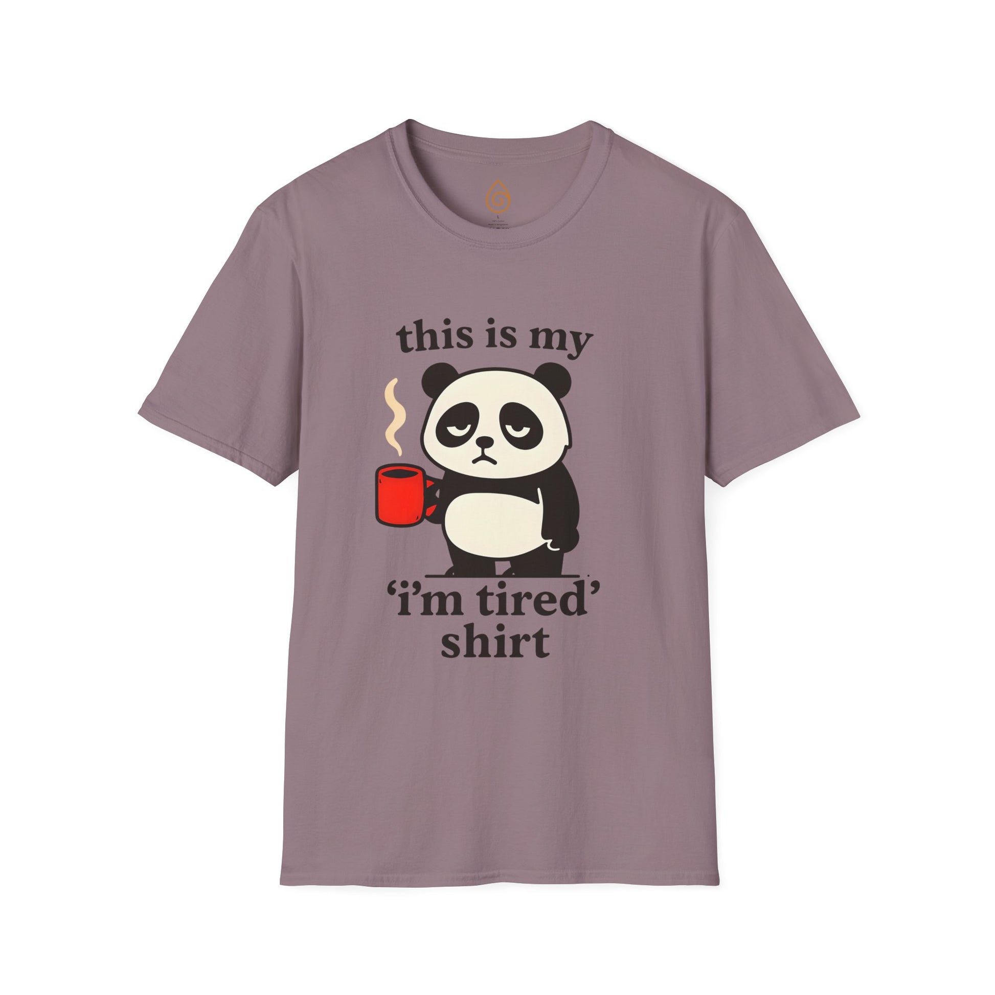 My Tired Shirt with Panda and Coffee Design Softstyle Graphic T-Shirt