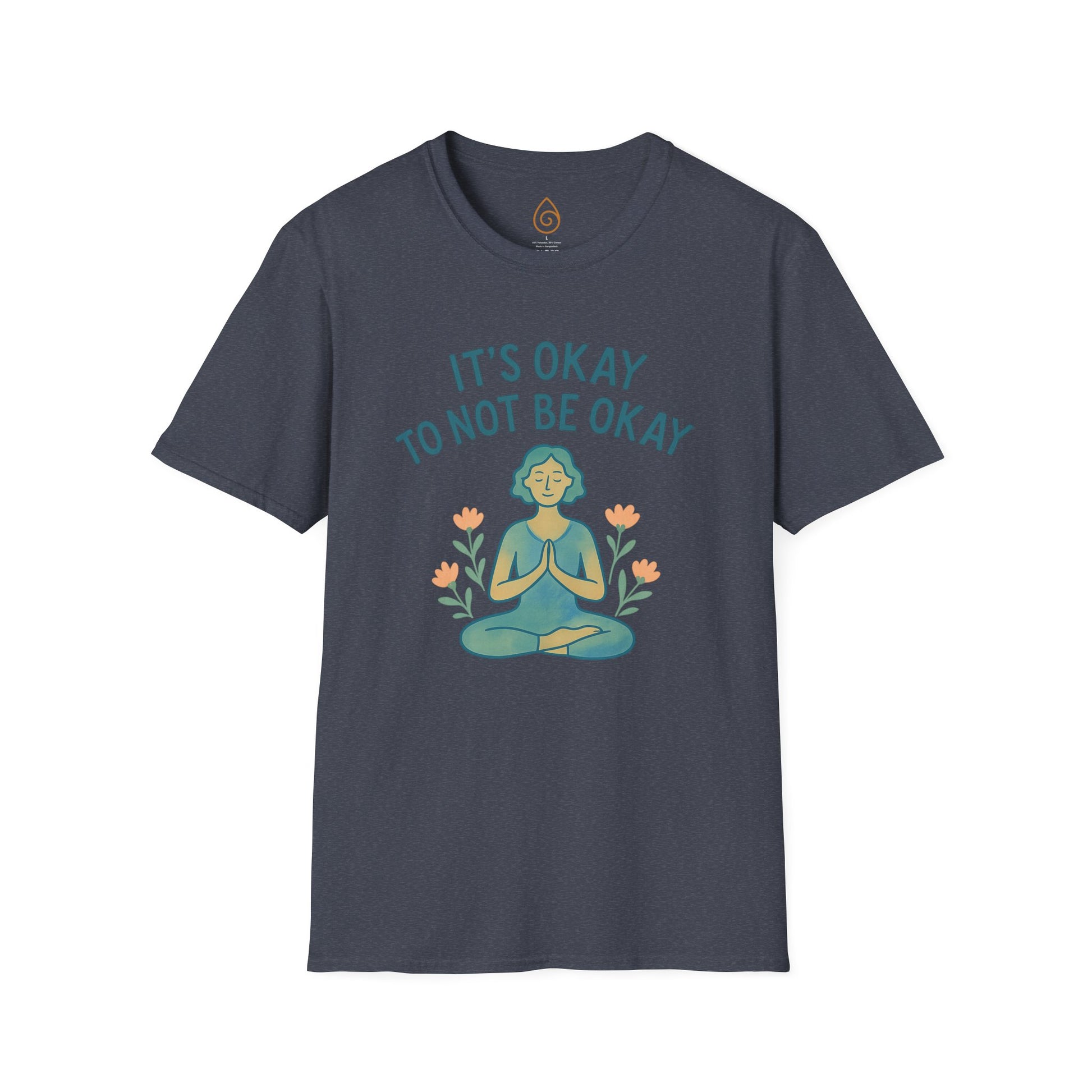 Mindfulness Unisex T-Shirt - It's Okay to Not Be Okay, Relaxation Shirt, Mental Health Awareness Tee, Comfortable Self-Care Apparel, [...]