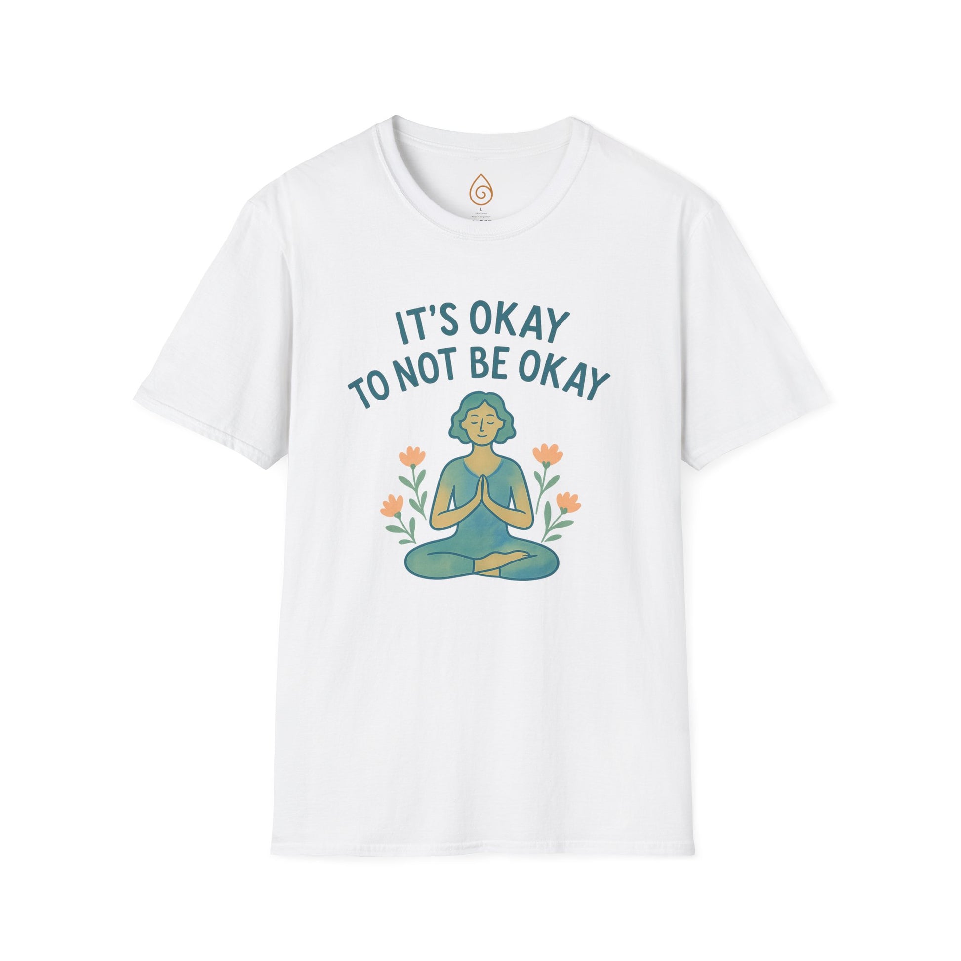 Mindfulness Unisex T-Shirt - It's Okay to Not Be Okay, Relaxation Shirt, Mental Health Awareness Tee, Comfortable Self-Care Apparel, [...]