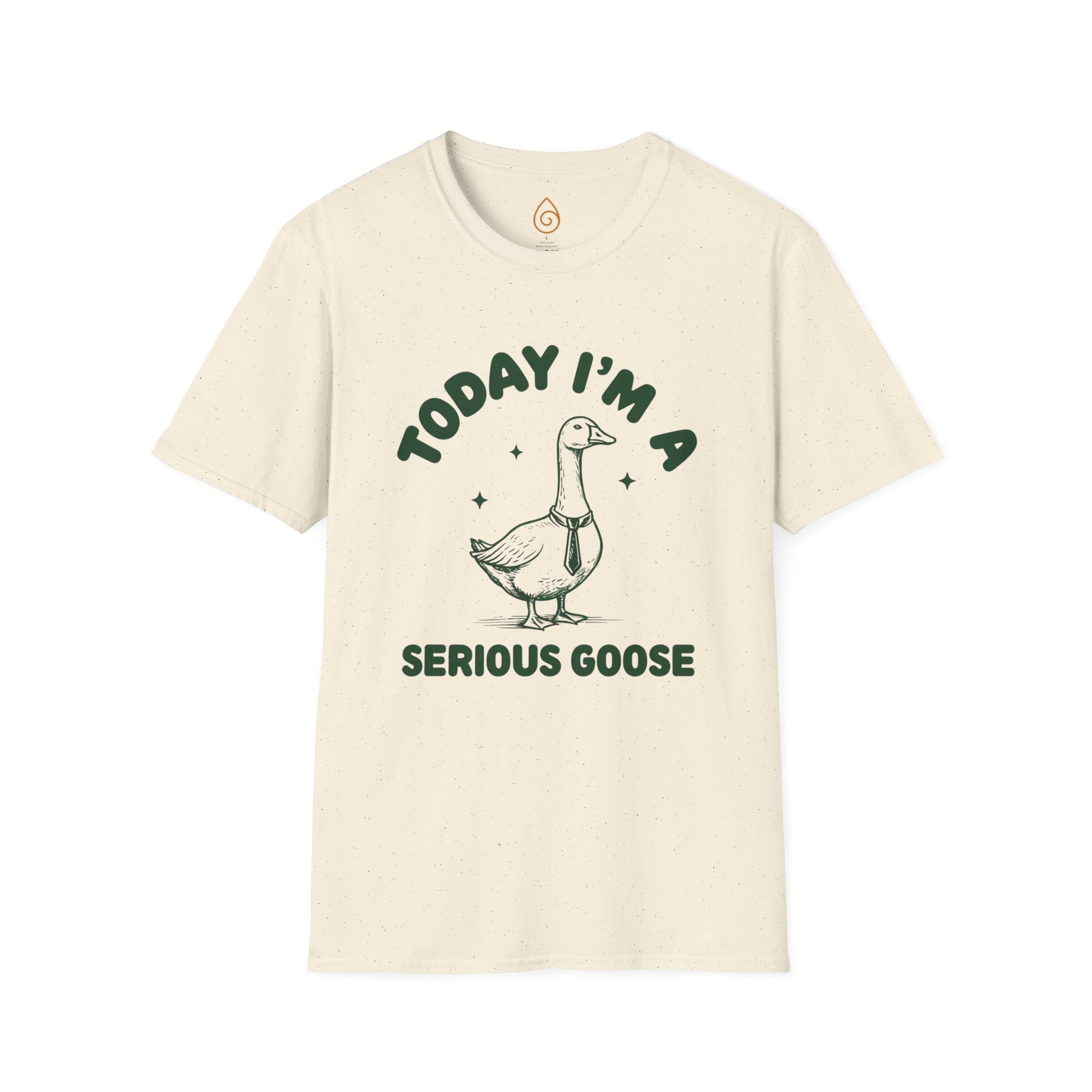 Goose Graphic Unisex T-Shirt - Today I'm a Serious Goose Design