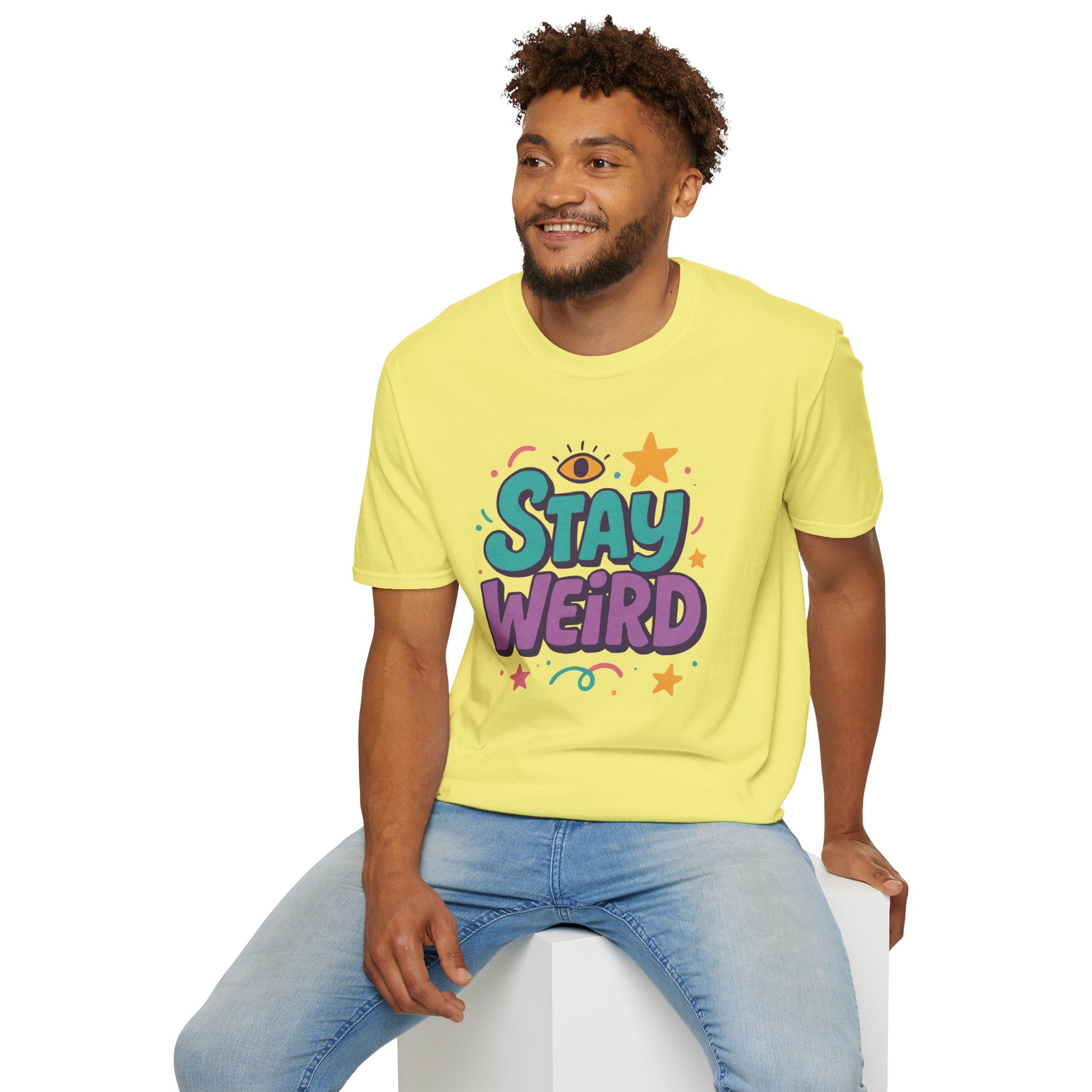 Stay Weird Unisex T-Shirt, Graphic Tee, Funny Tee, Quote Shirt, Hipster Shirt, Cool Shirt