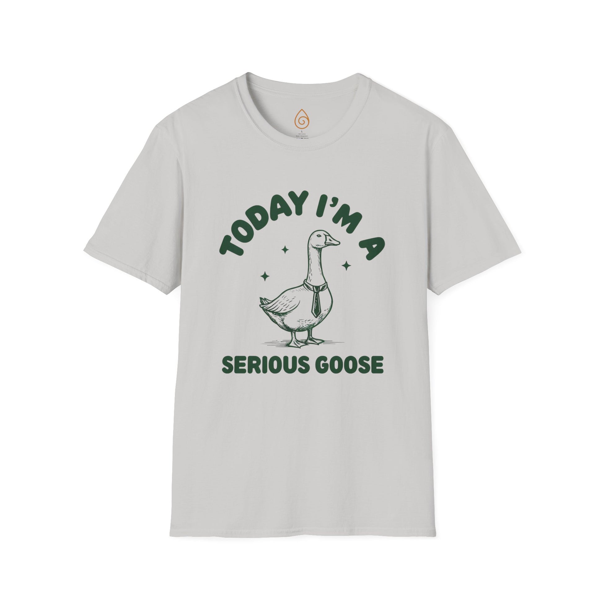 Goose Graphic Unisex T-Shirt - Today I'm a Serious Goose Design