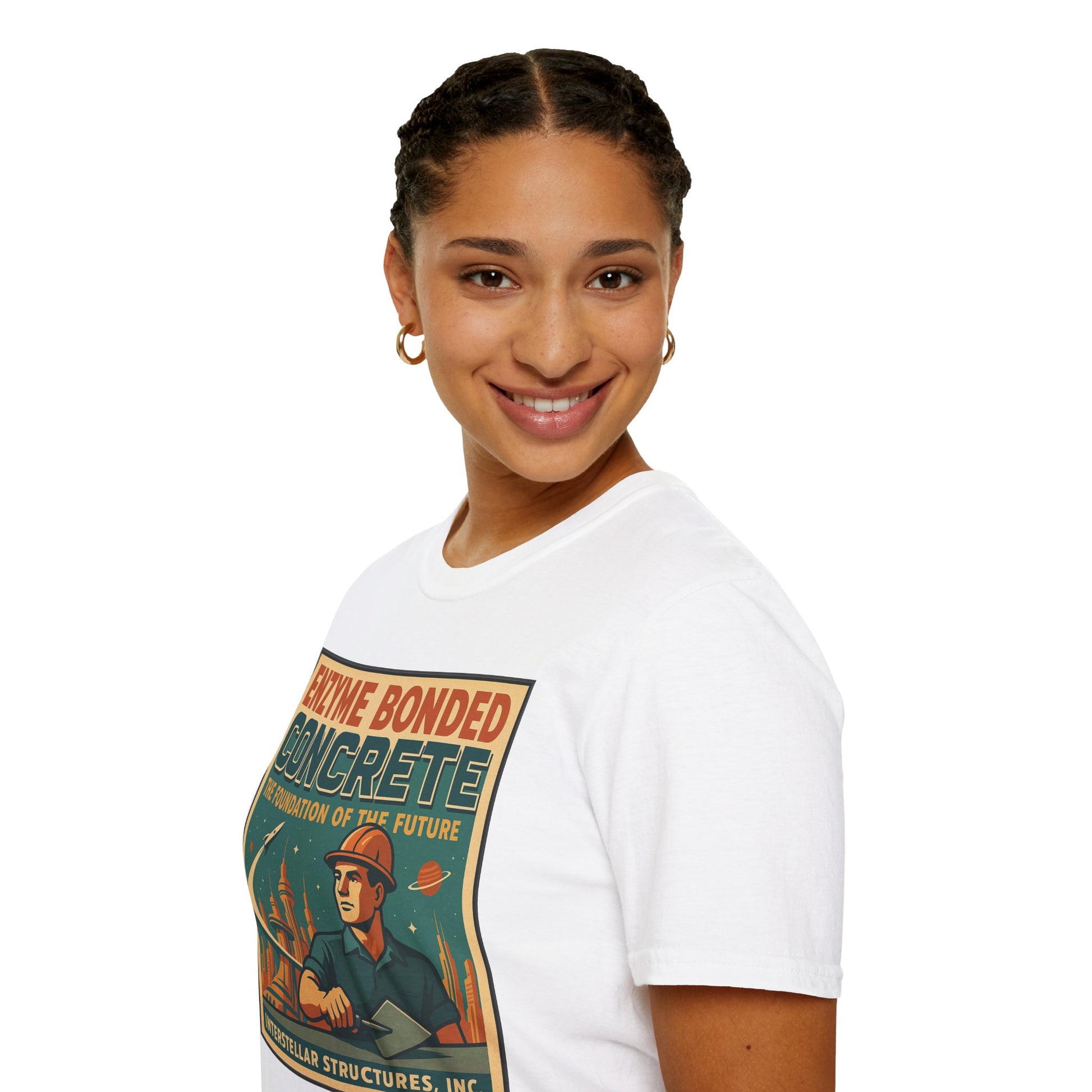 T-Shirt Enzyme Bonded Concrete Print Peter F Hamilton Commonwealth Series