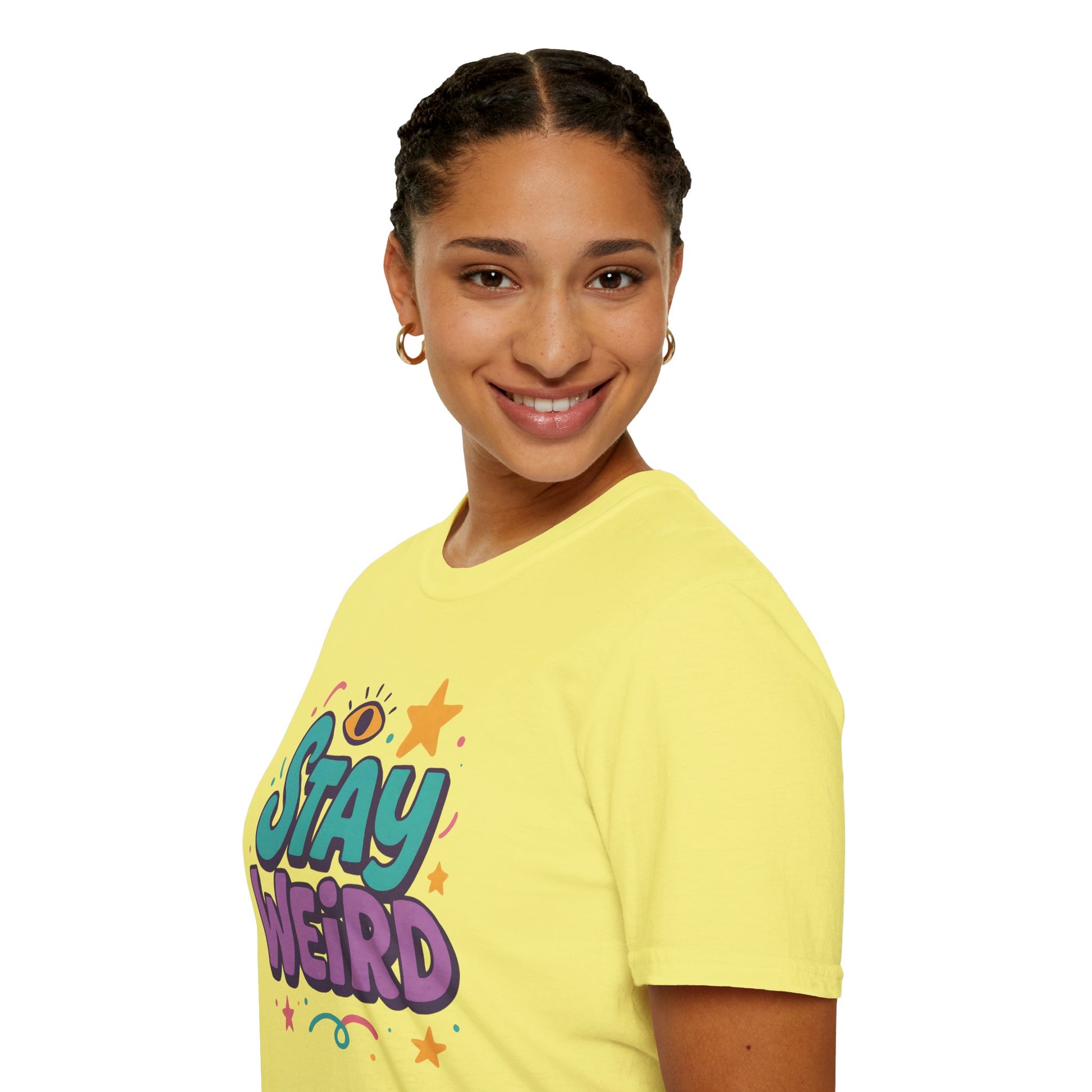 Stay Weird Unisex T-Shirt, Graphic Tee, Funny Tee, Quote Shirt, Hipster Shirt, Cool Shirt