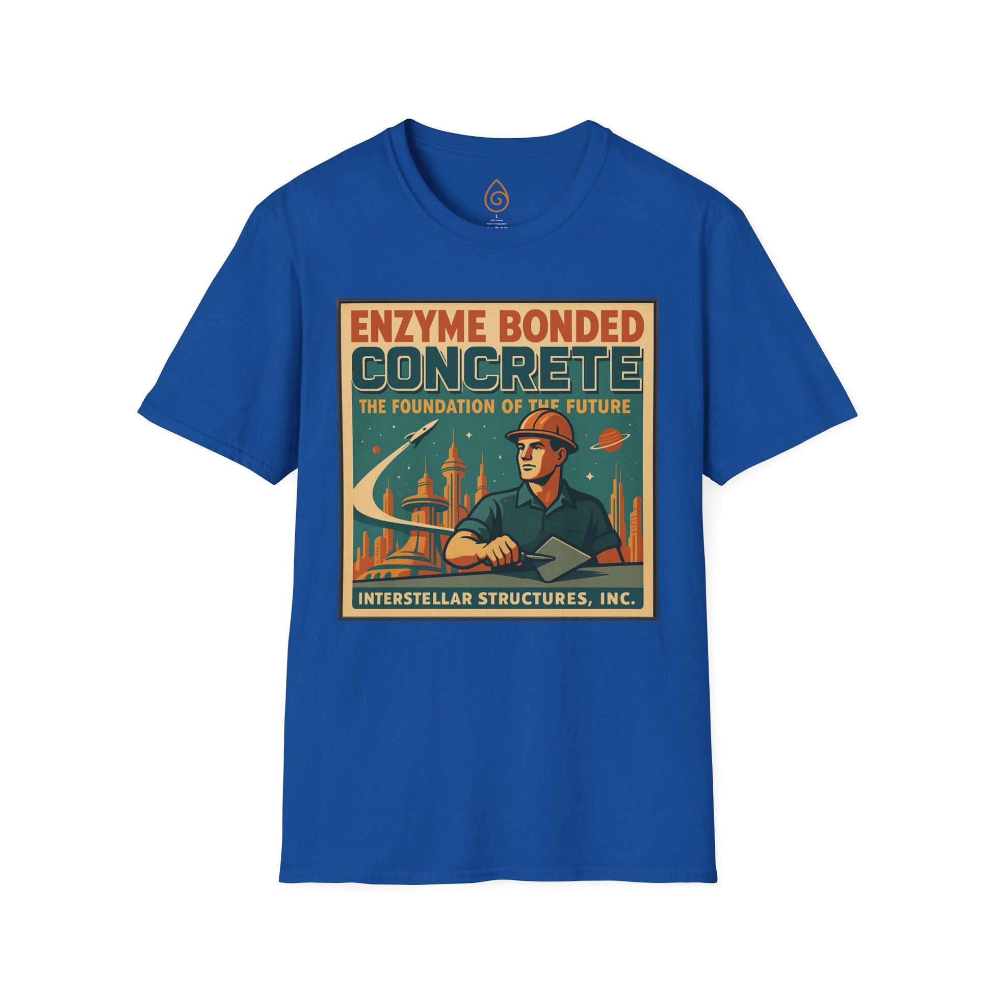 T-Shirt Enzyme Bonded Concrete Print Peter F Hamilton Commonwealth Series