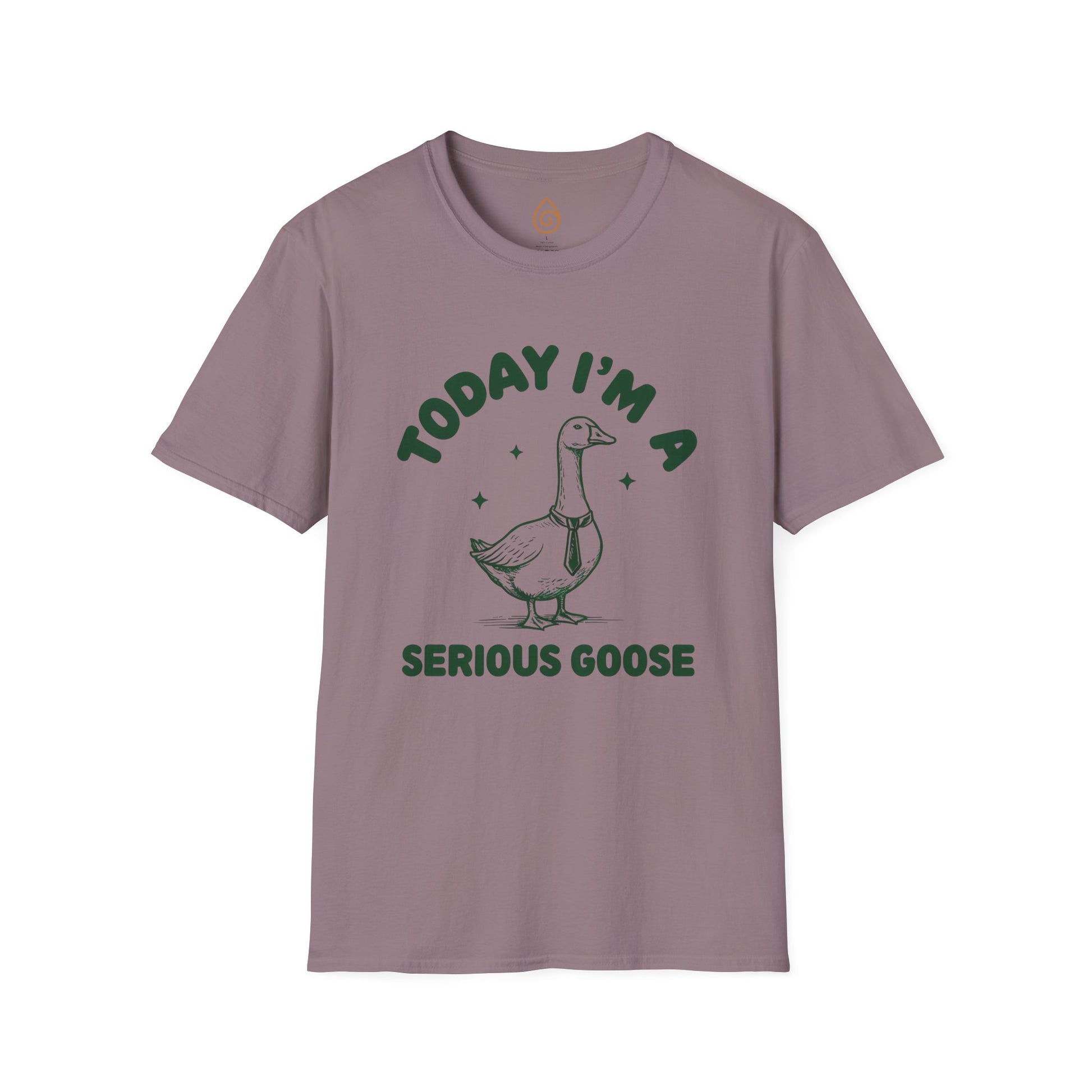 Goose Graphic Unisex T-Shirt - Today I'm a Serious Goose Design