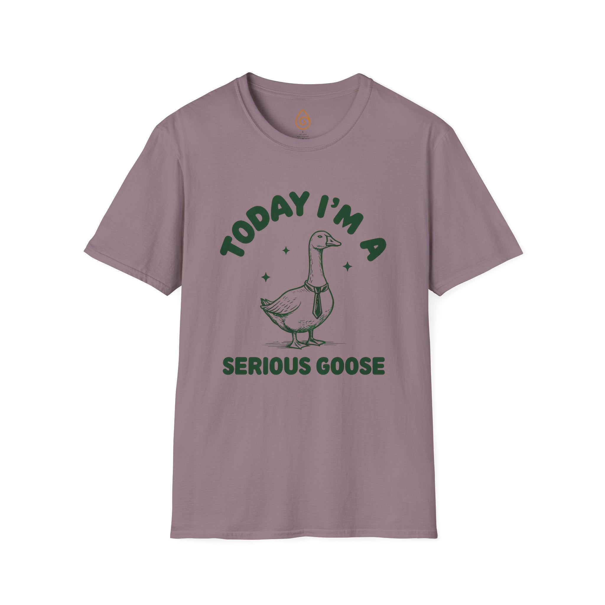 Goose Graphic Unisex T-Shirt - Today I'm a Serious Goose Design